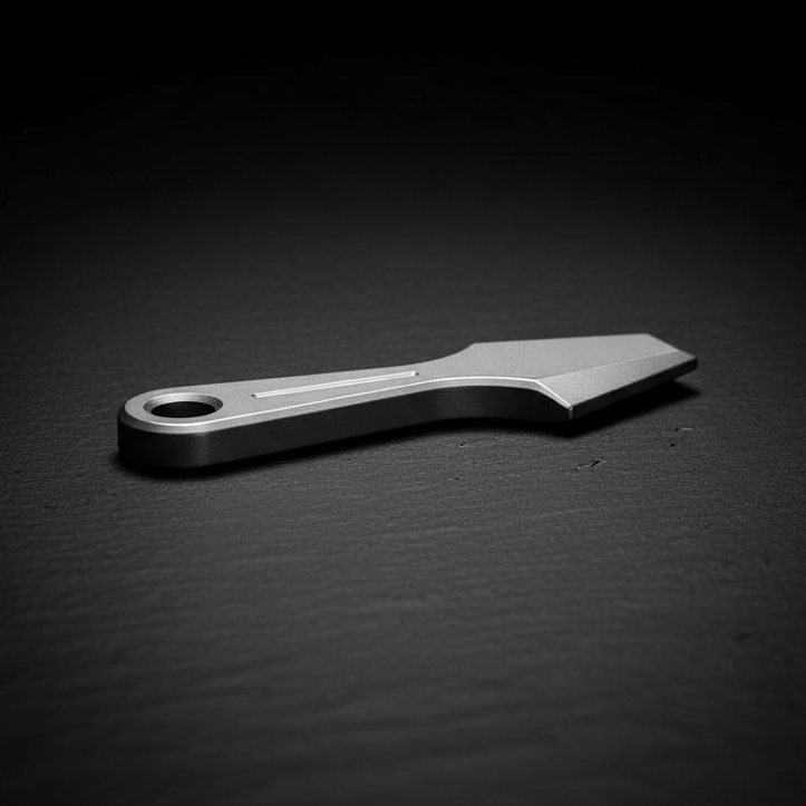 Titanium Arrow Keychain Pry Bar · 45 mm