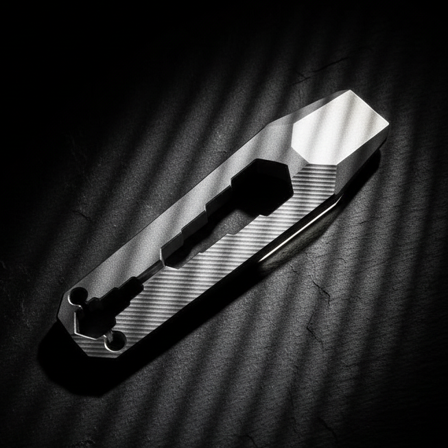 Titanium Adjustable Wrench Pry Bar · 66 mm or 100 mm — Small