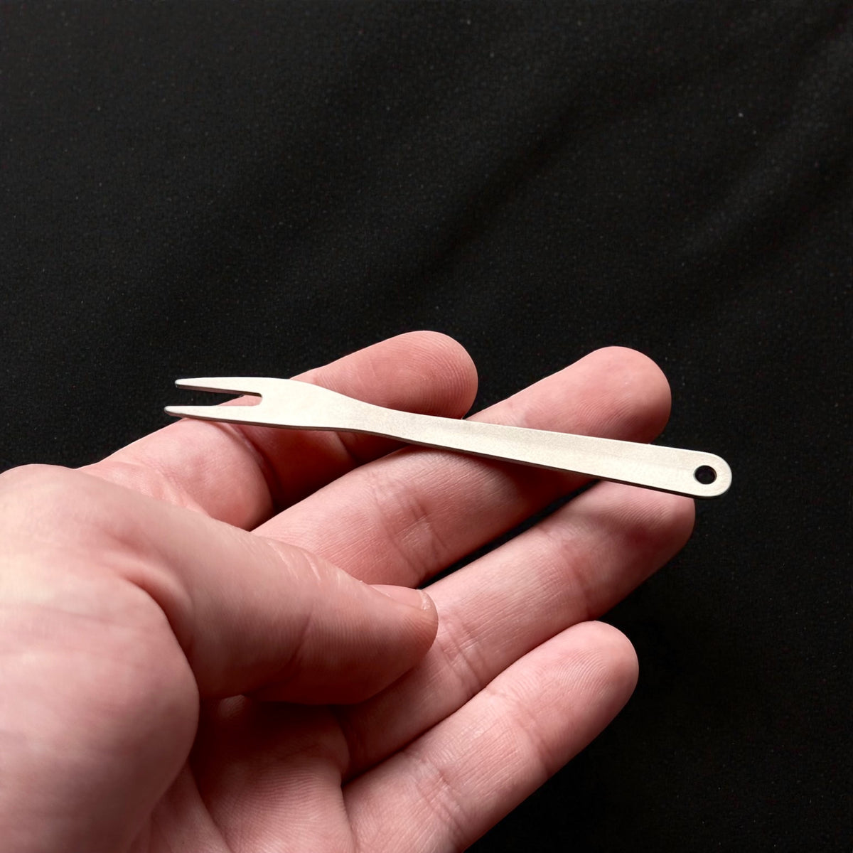 Pure Titanium Fruit & Dessert Fork · Standard or Serrated