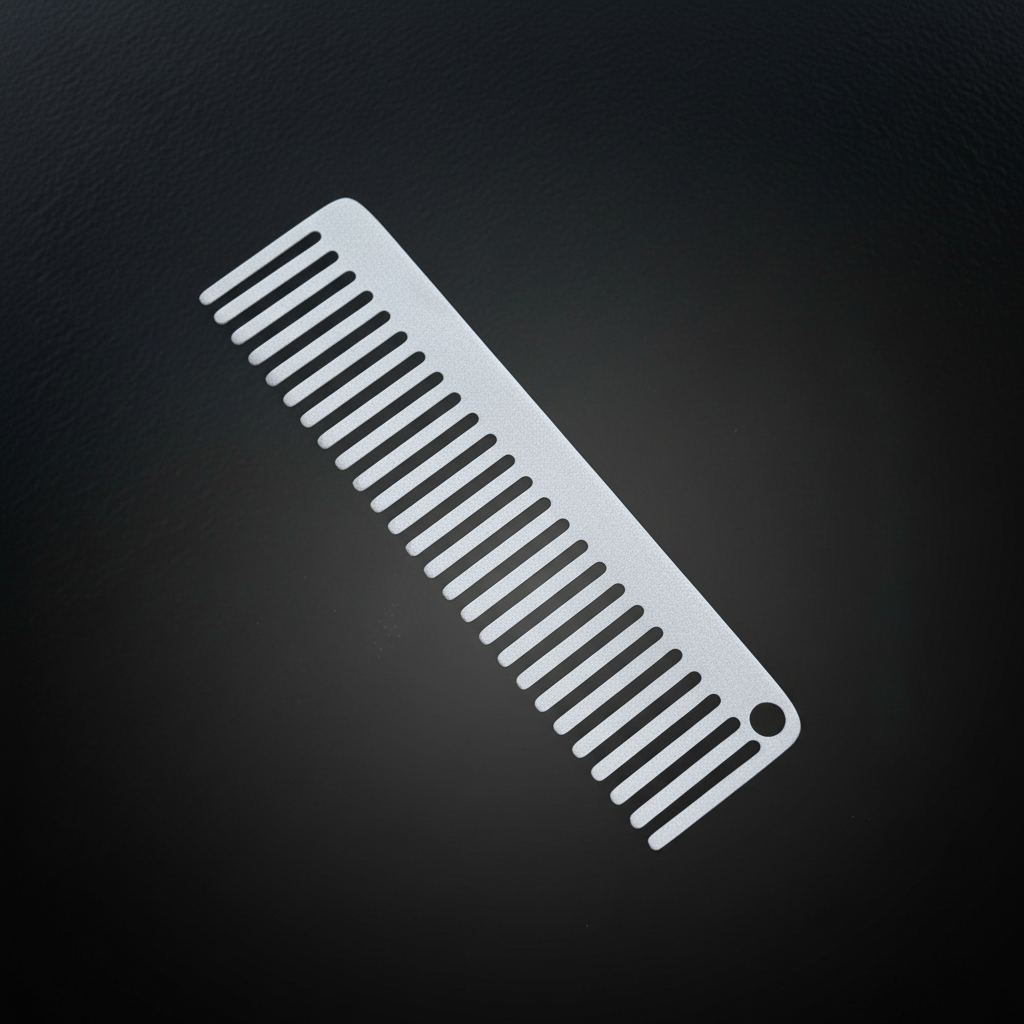 Titanium Pocket Comb for Beard & Hair · 127 mm