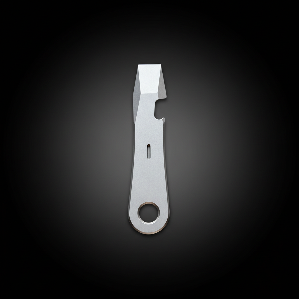Titanium Pry Bar with Round Key Hole · 115 mm