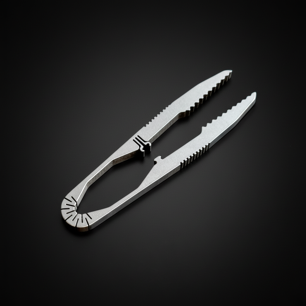 Titanium Tweezers for Grooming & Camping · 71 mm