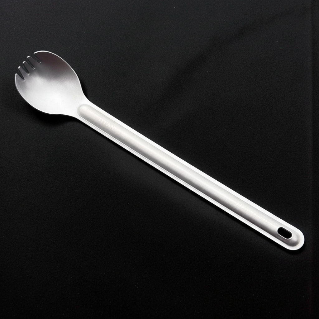 Titanium Long-Handle Spork · 21.5 cm