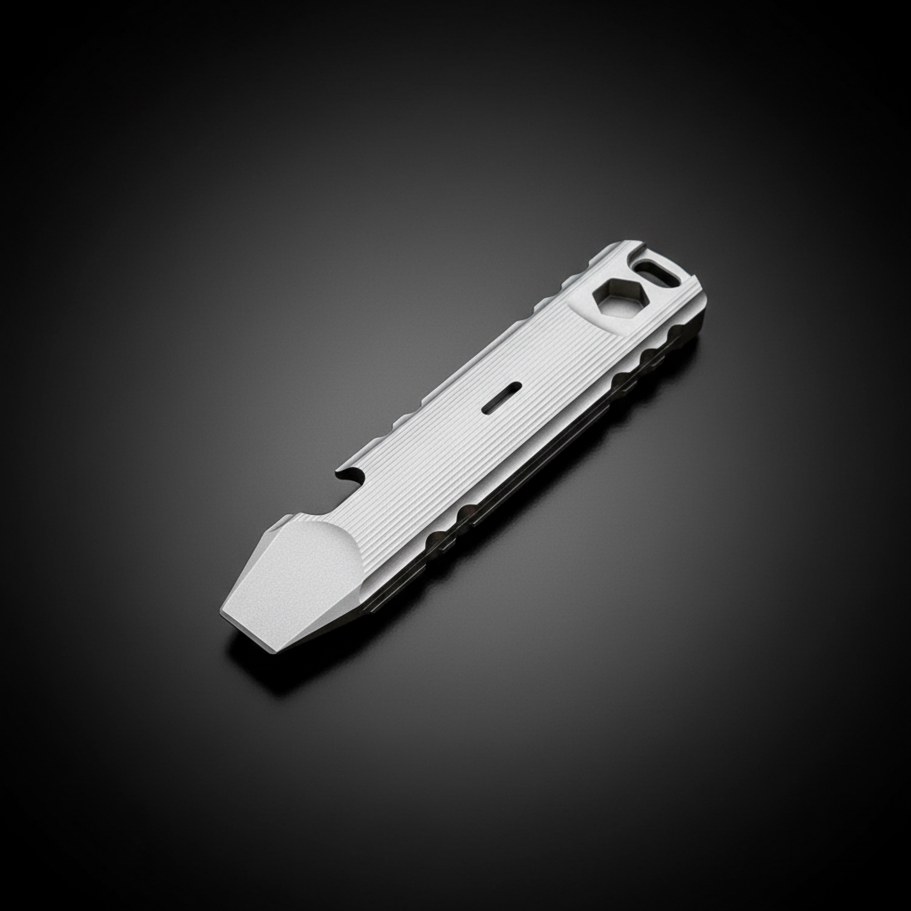 Heavy-Duty Titanium Crowbar with Hex Wrench · 120 mm