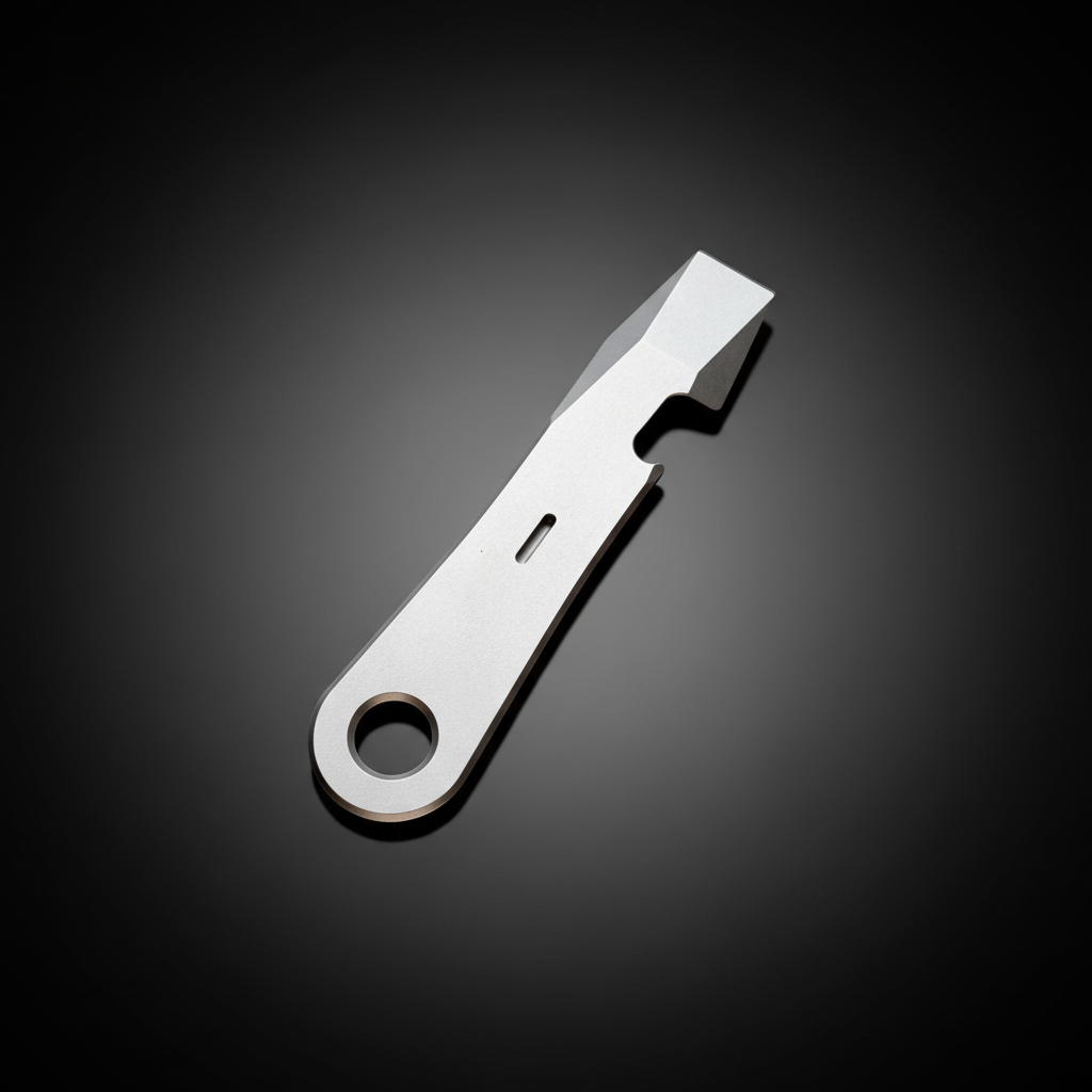 Titanium Pry Bar with Bottle Opener · 85 mm, Round Key Hole