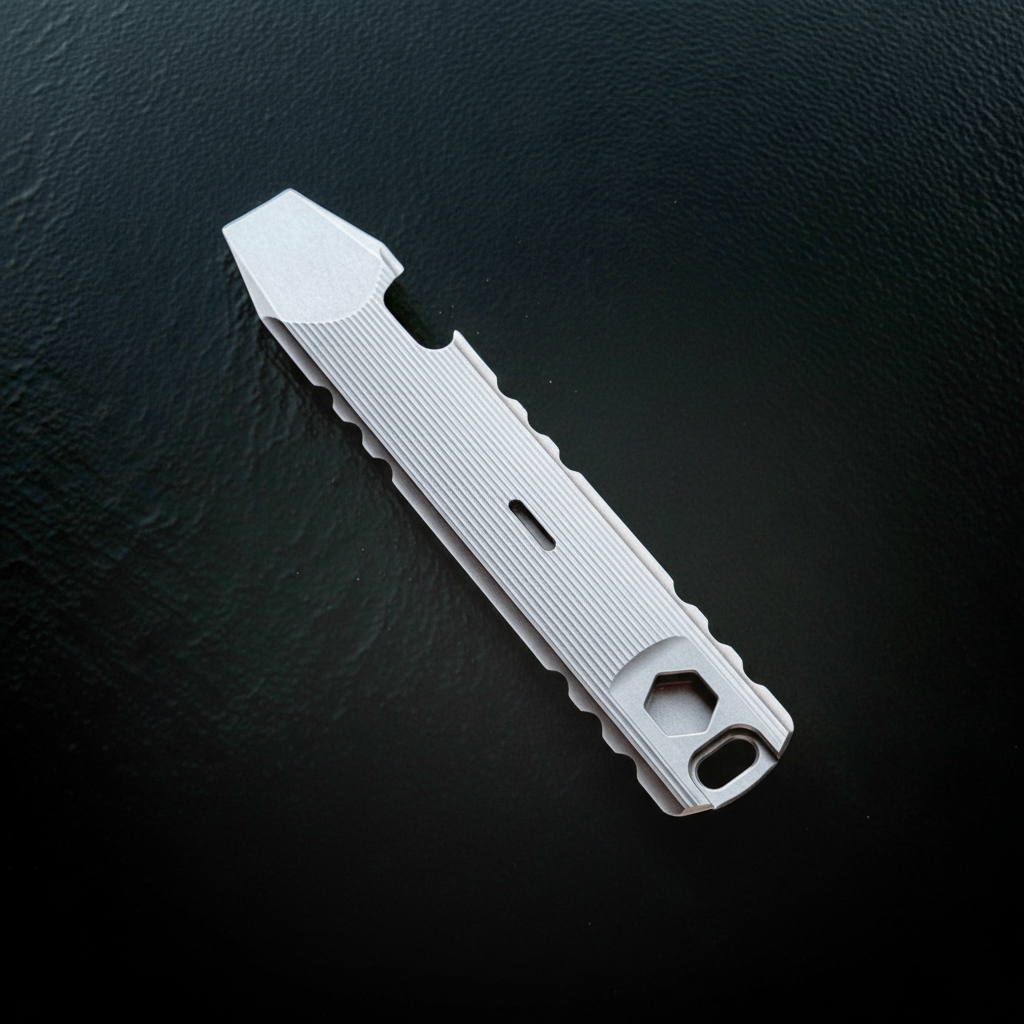 Heavy-Duty Titanium Crowbar with Hex Wrench · 120 mm