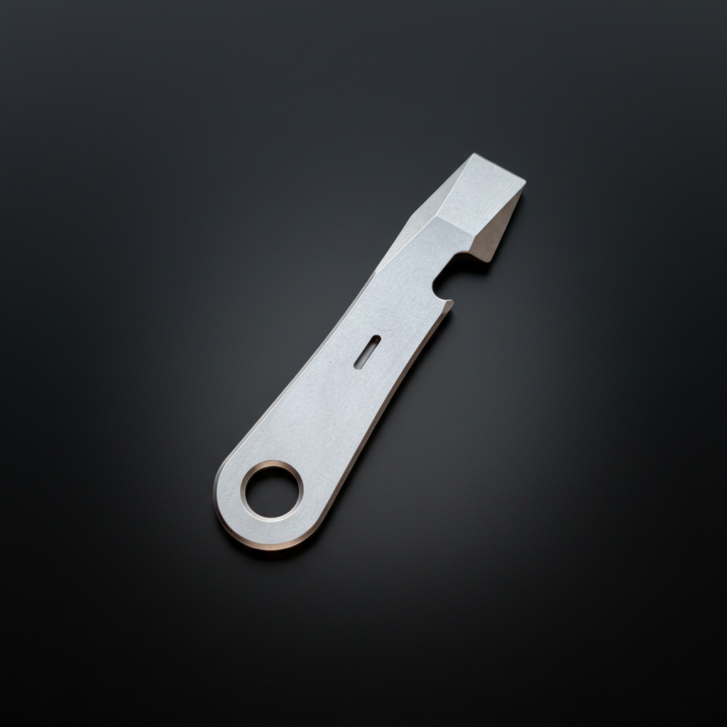 Titanium Pry Bar with Round Key Hole · 115 mm