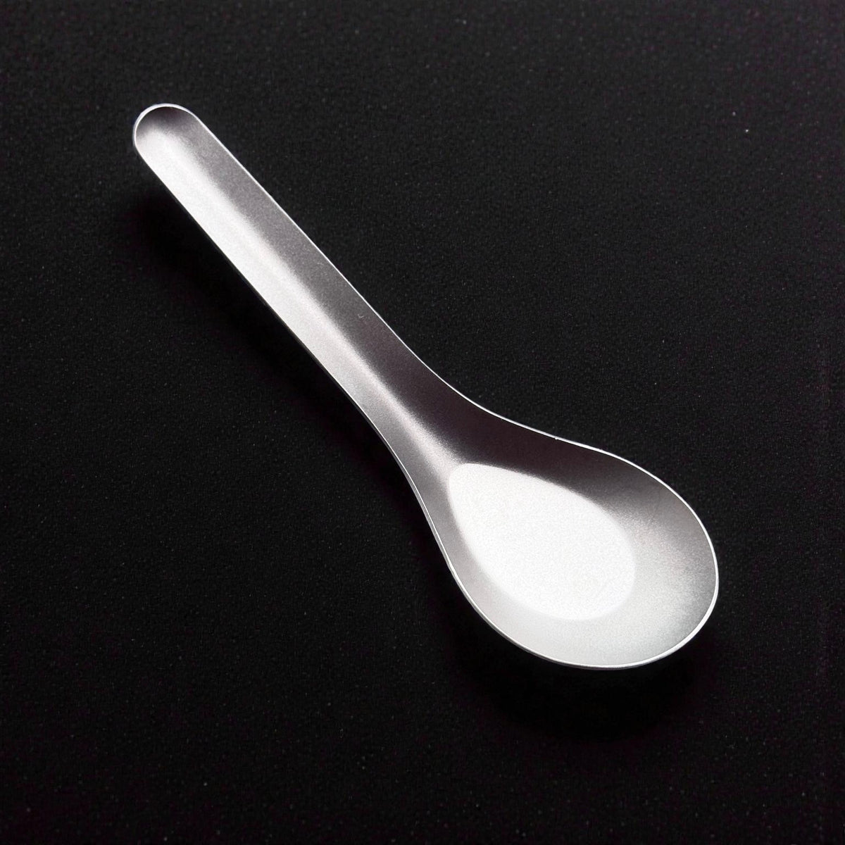 Matte Titanium Soup Spoon · 14.4 cm