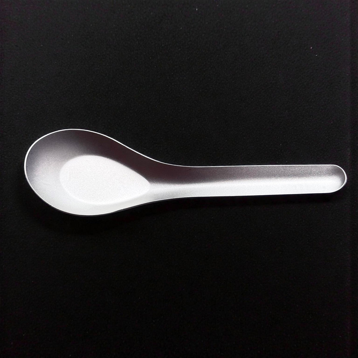 Matte Titanium Soup Spoon · 14.4 cm