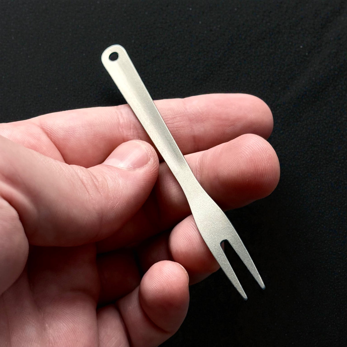 Pure Titanium Fruit & Dessert Fork · Standard or Serrated
