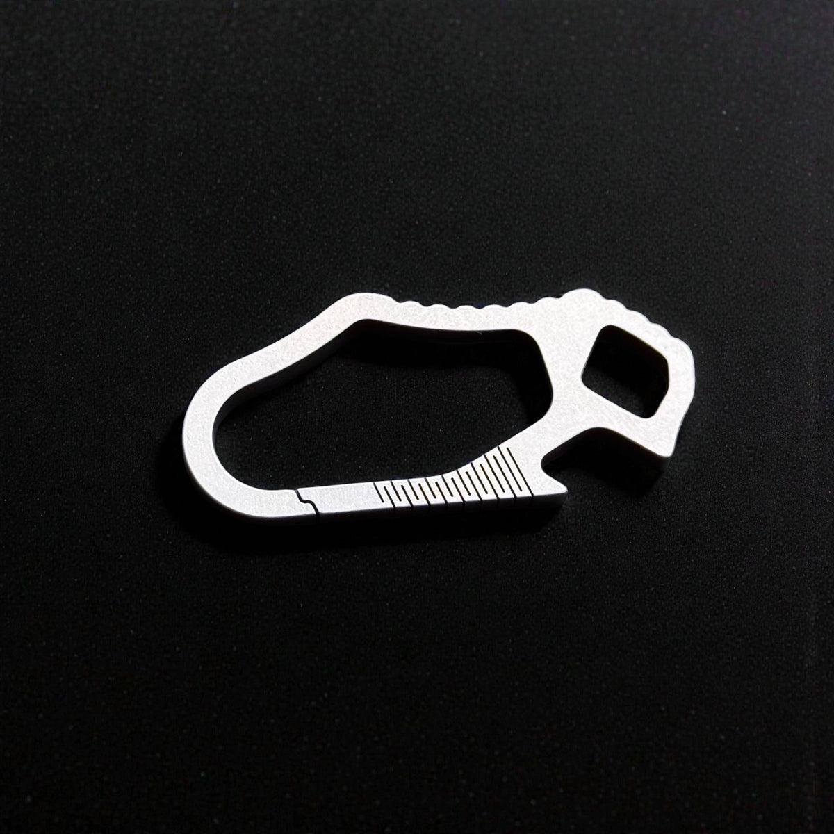 Titanium Keychain Carabiner Clip · 37 mm or 59 mm