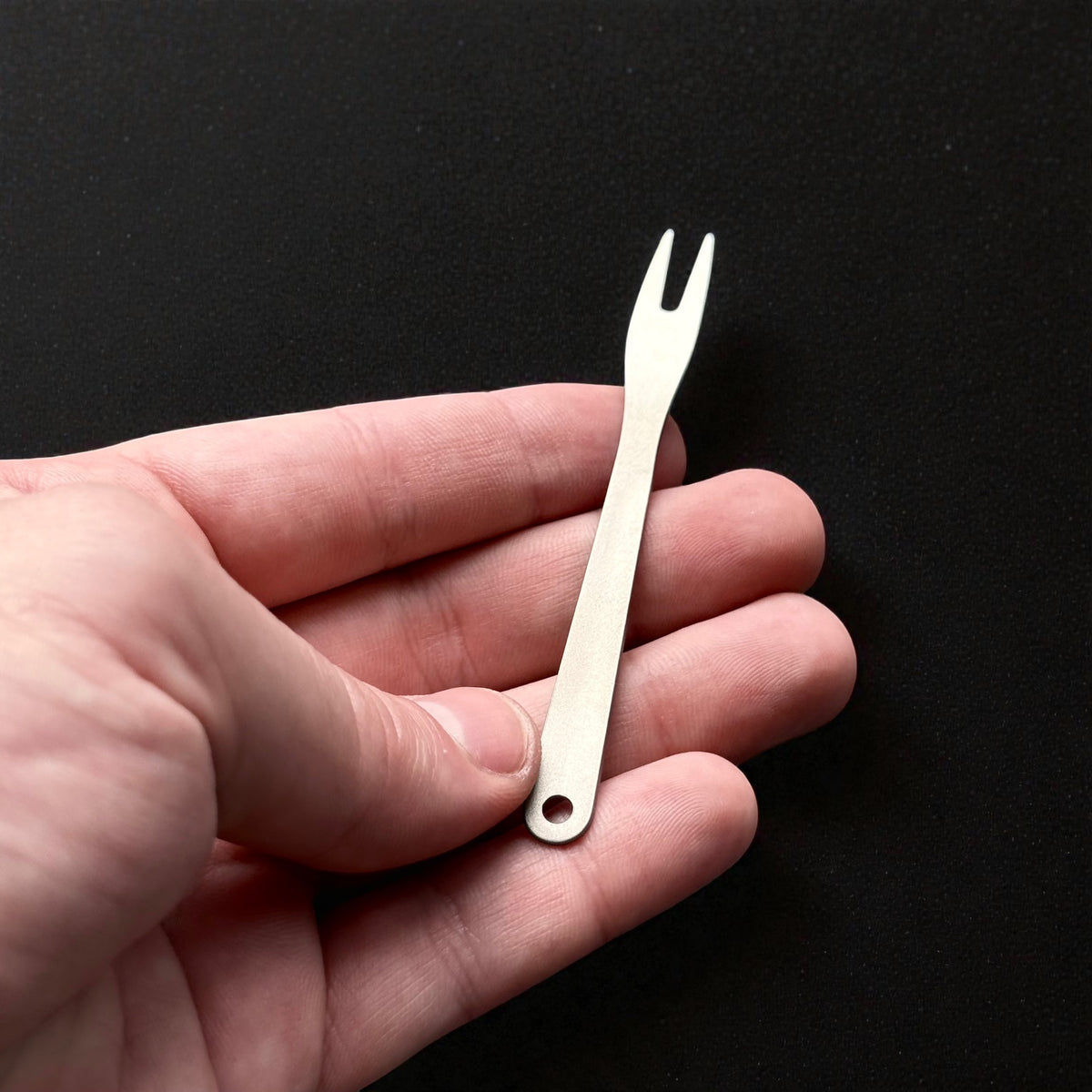 Pure Titanium Fruit & Dessert Fork · Standard or Serrated