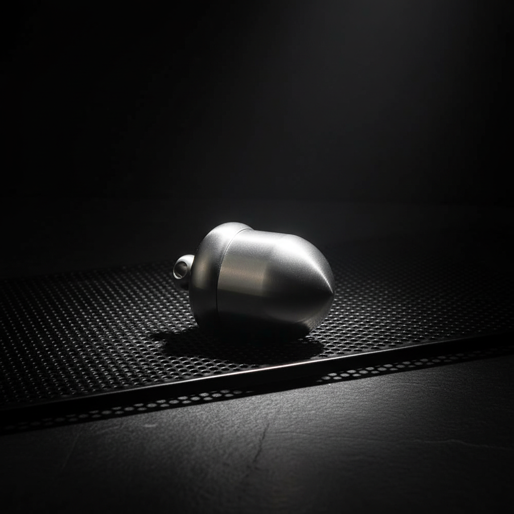 Titanium Acorn Pendant Container · S or L