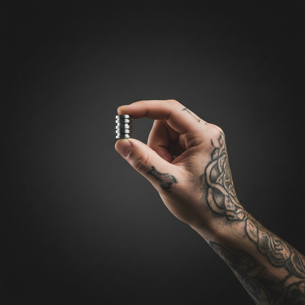 Grooved Titanium Barrel Bead · Small or Large