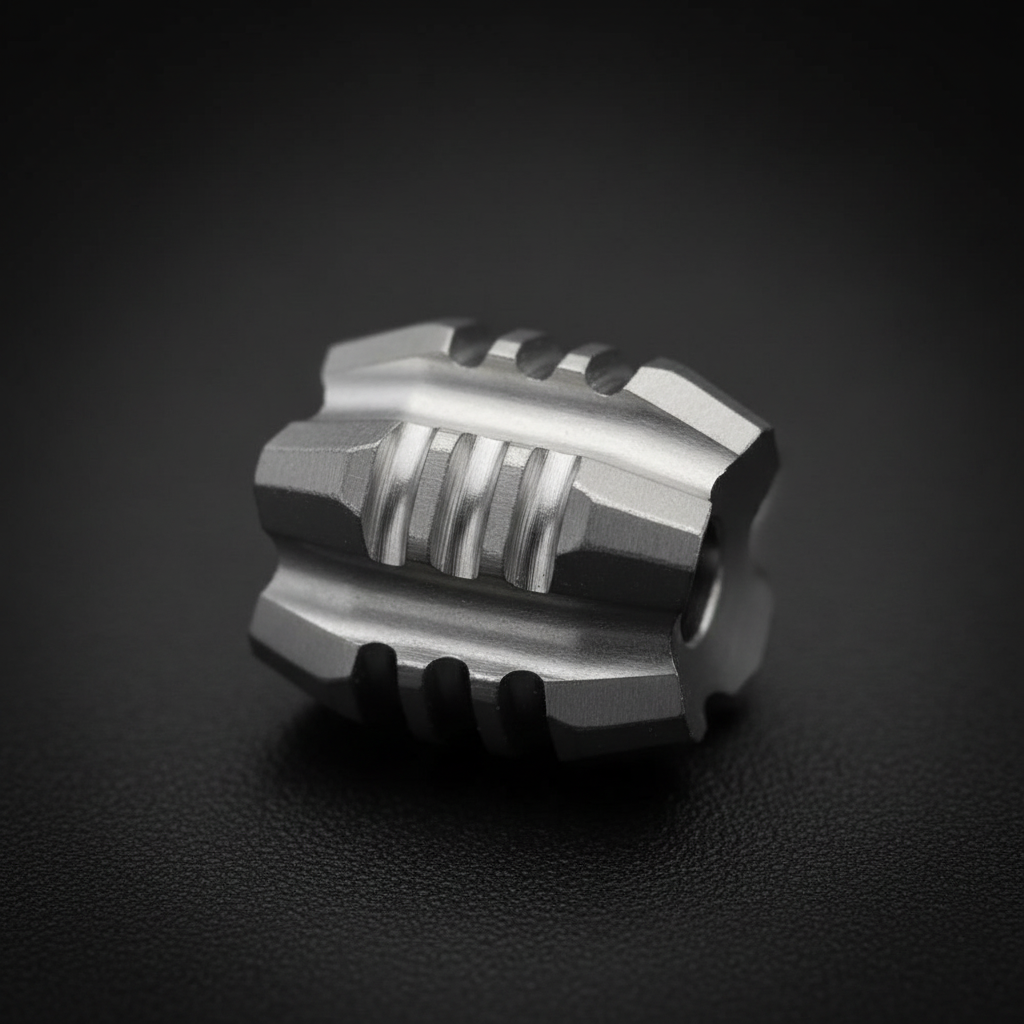 Titanium Tower Paracord Bead · Gray or Iridescent