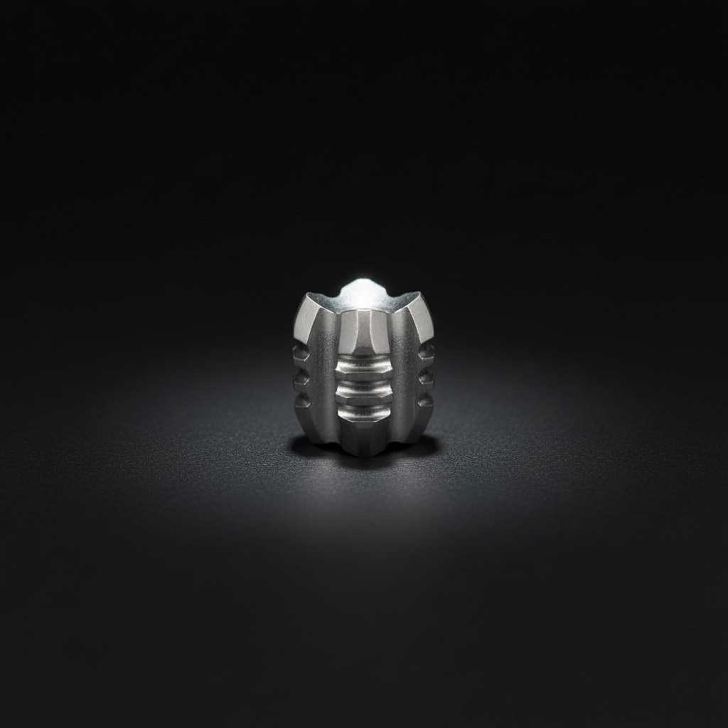 Titanium Tower Paracord Bead · Gray or Iridescent — Gray
