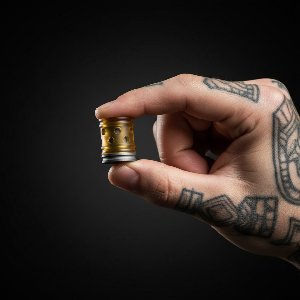Two-Piece Titanium & PEI Bead · 19.7 mm