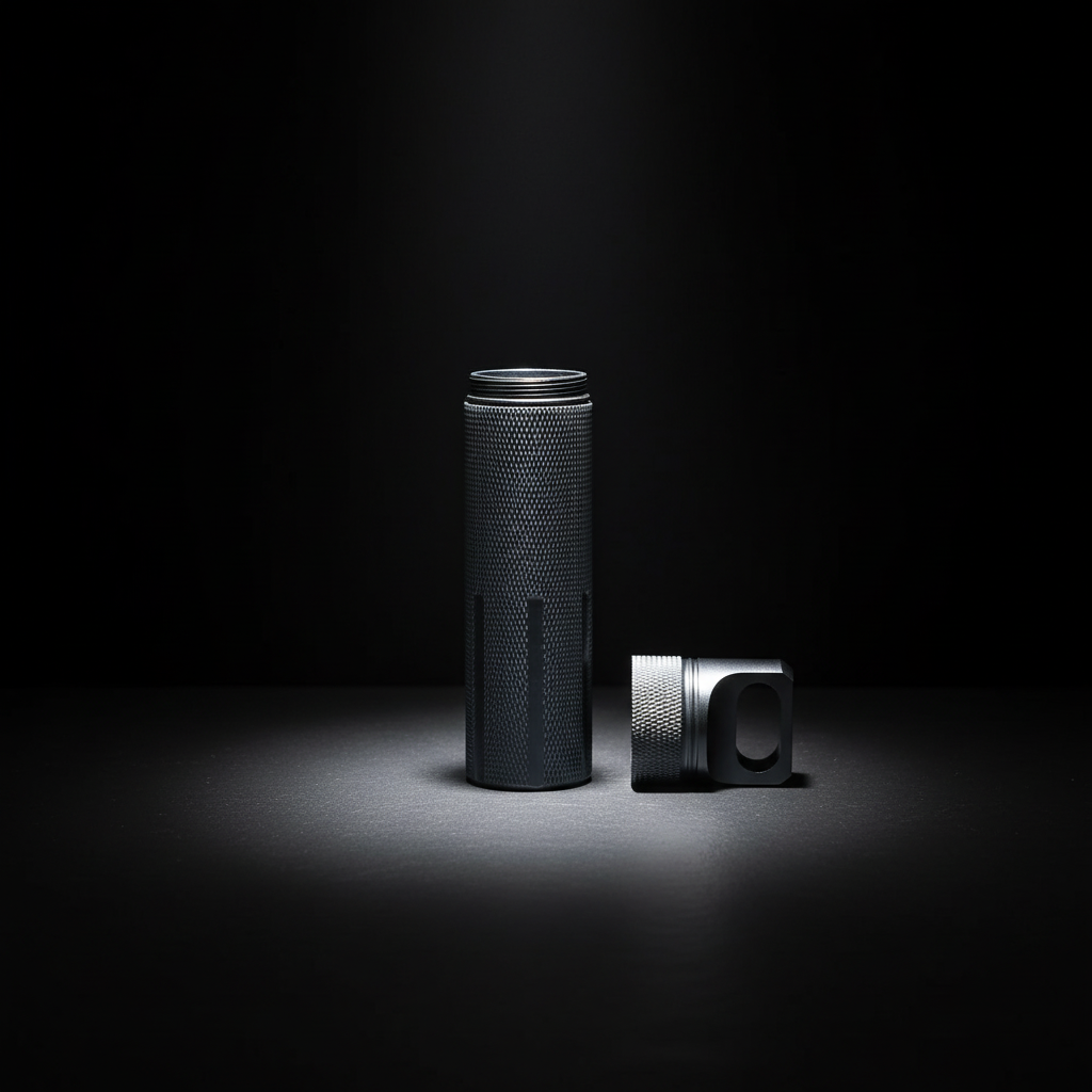 Heavy-Duty Aluminum Canister · 130 mm