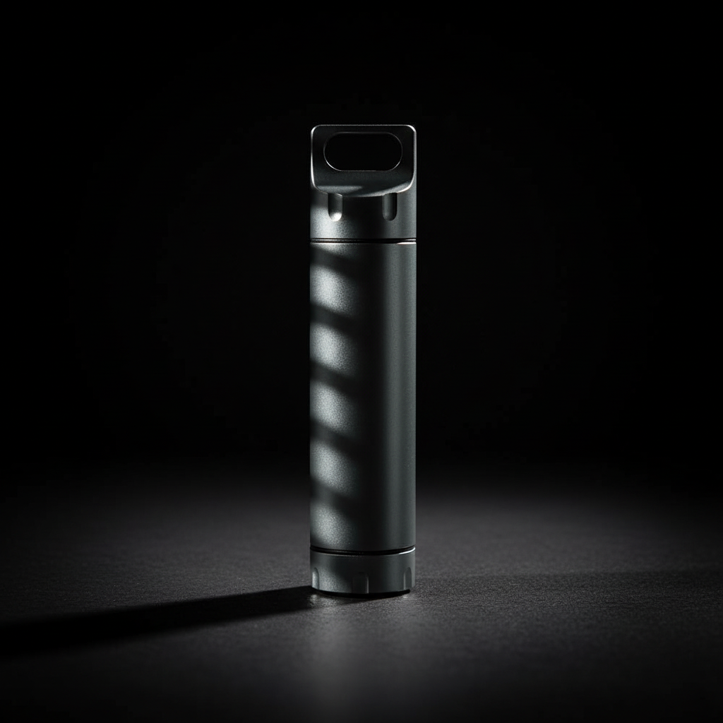 Large Aluminum Gear Capsule · 135 mm — Gray