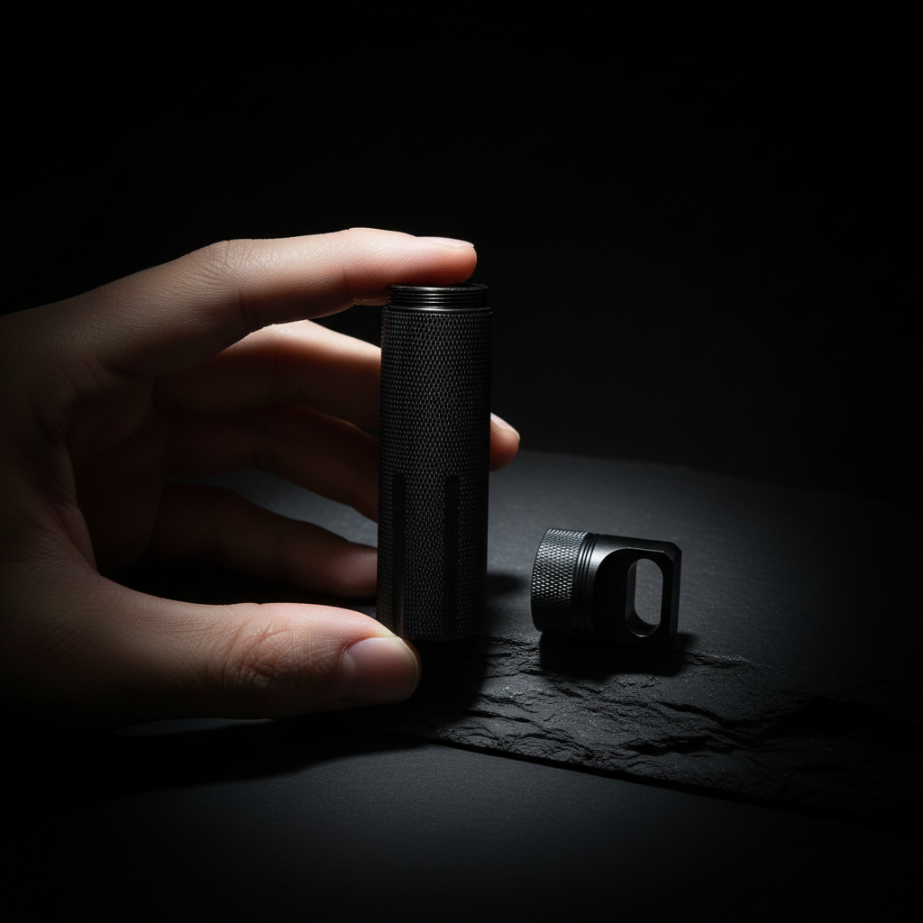 Heavy-Duty Aluminum Canister · 130 mm