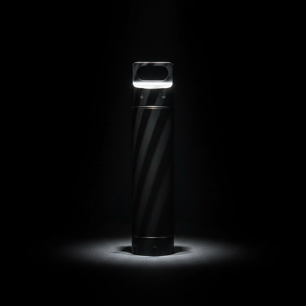 Large Aluminum Gear Capsule · 135 mm — Black