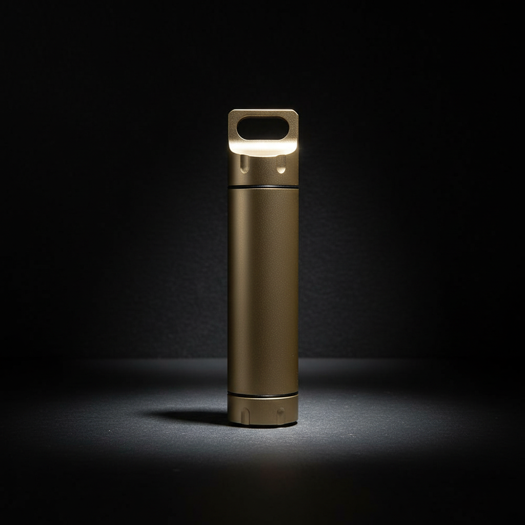 Large Aluminum Gear Capsule · 135 mm — Sand