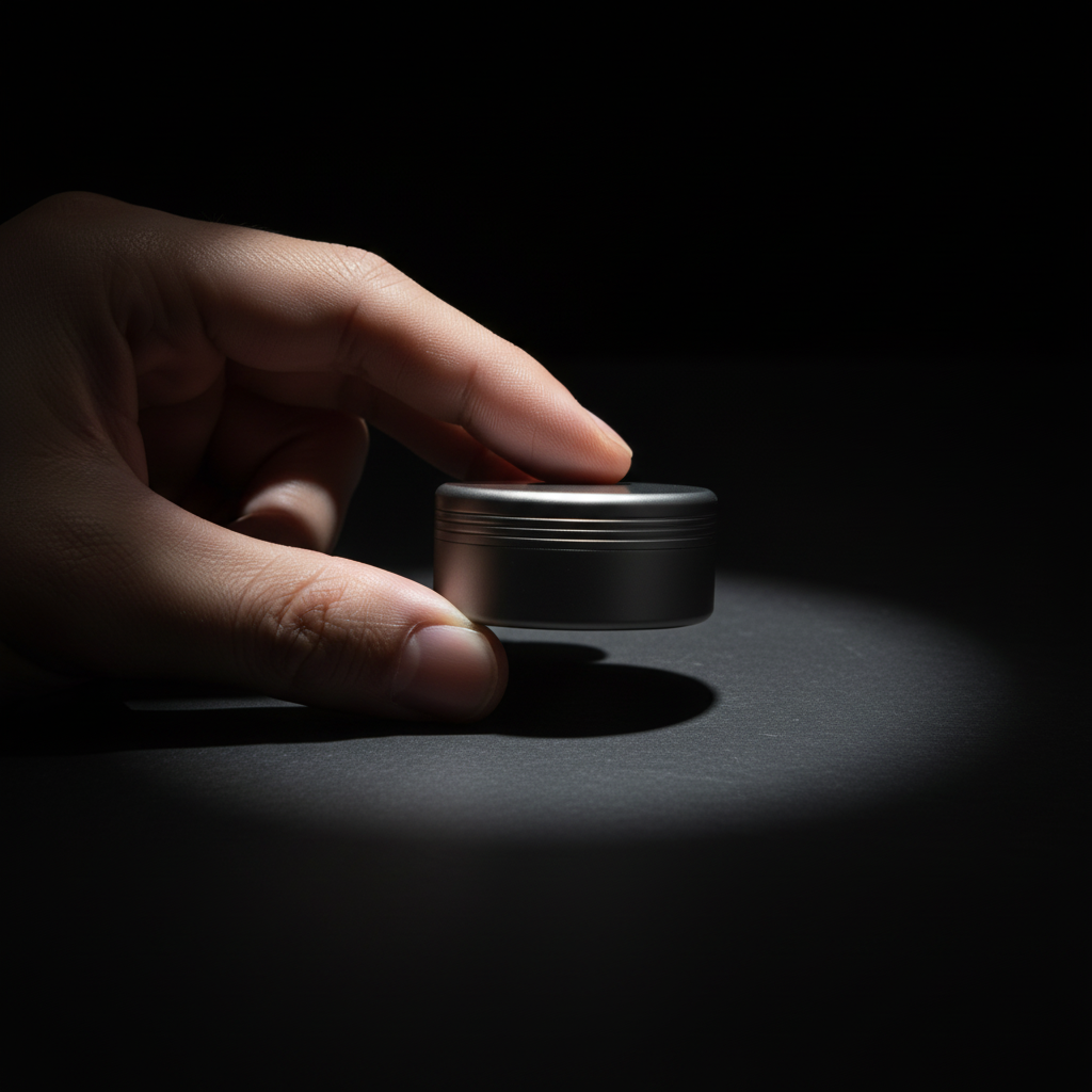 Titanium Magnetic-Lid Pocket Case