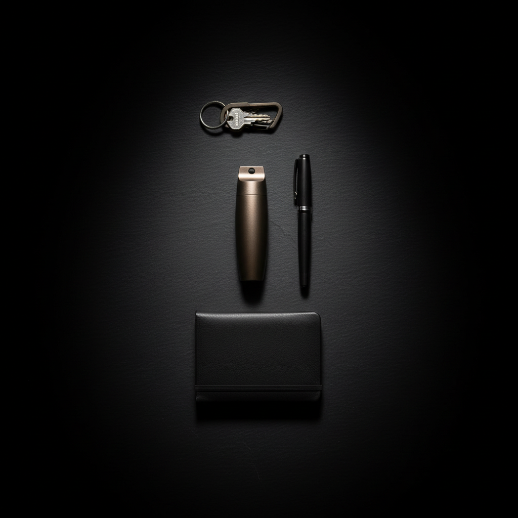 Waterproof Aluminum Keychain Capsule · 60 mm