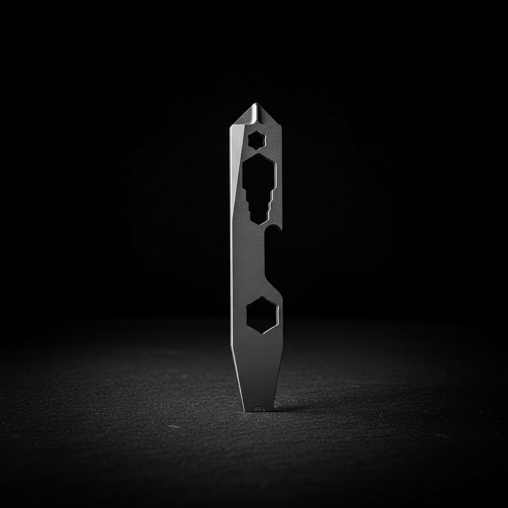 Long Titanium Multi-Wrench Pry Bar · 120 mm