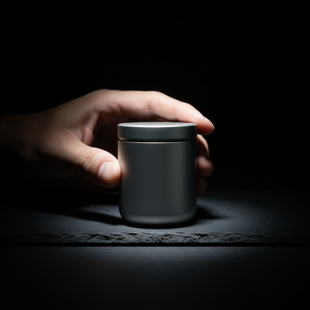 Aluminum Storage Tin with Screw Lid · 65 mm