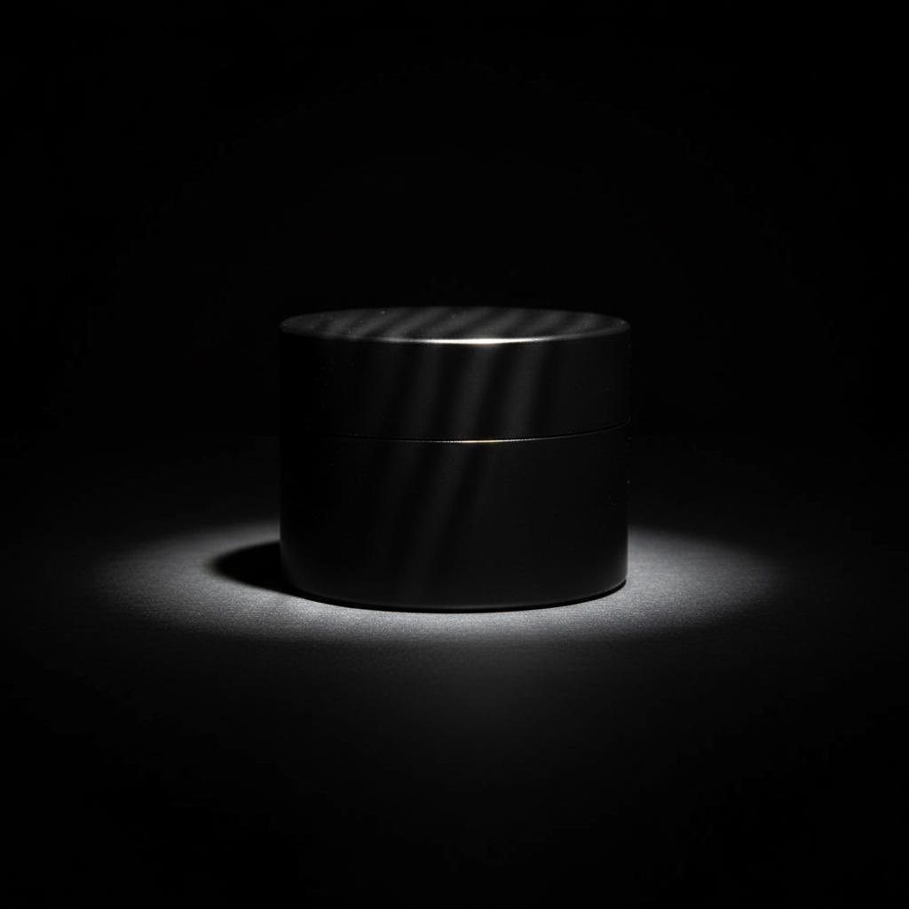 Mini Aluminum Pocket Vial · 29.5 mm — Black