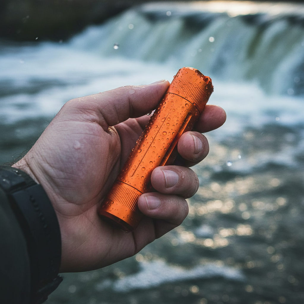 Heavy-Duty Aluminum Waterproof Capsule · 120 mm