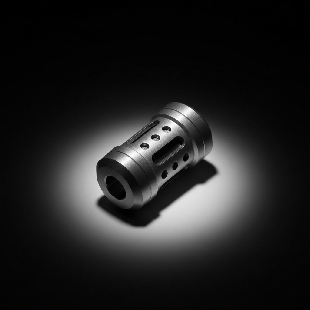 Slotted Titanium Lanyard Bead · 23 mm