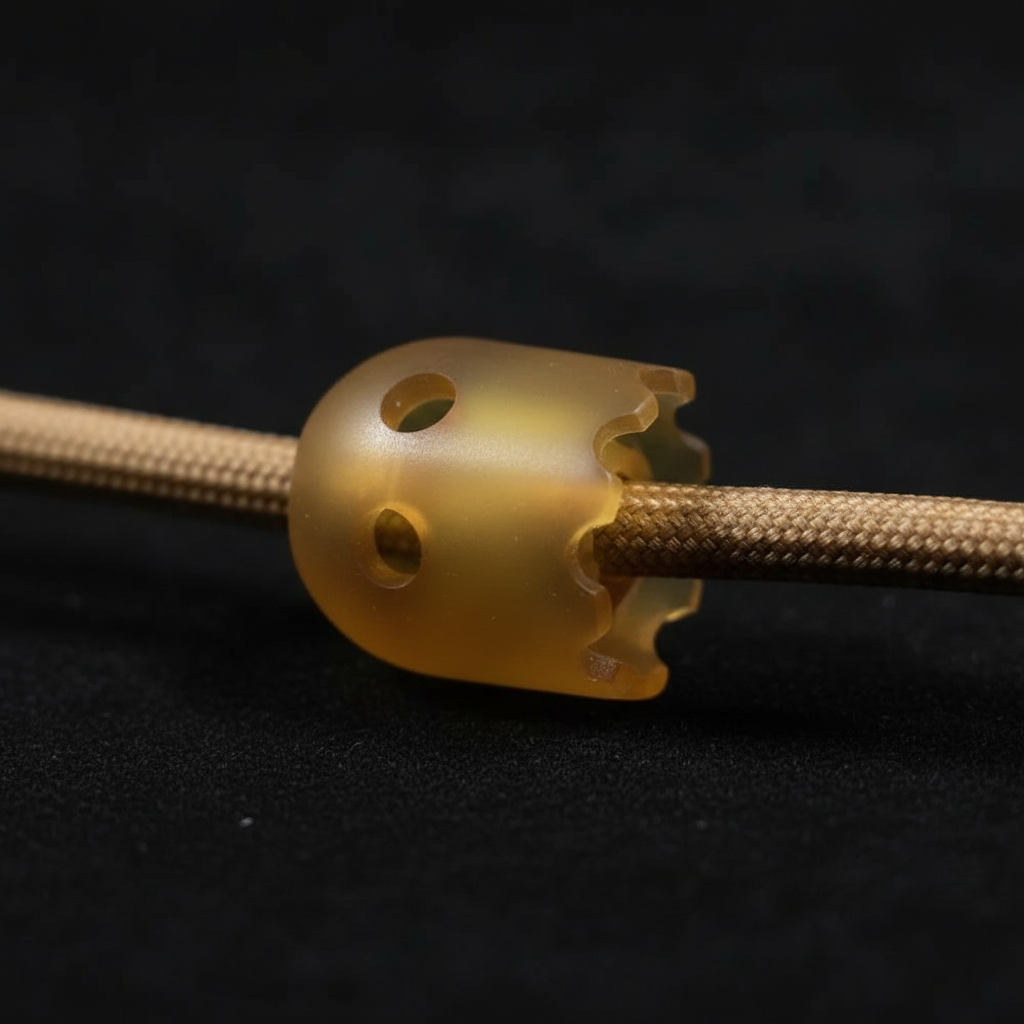 Amber Resin Ghost Bead