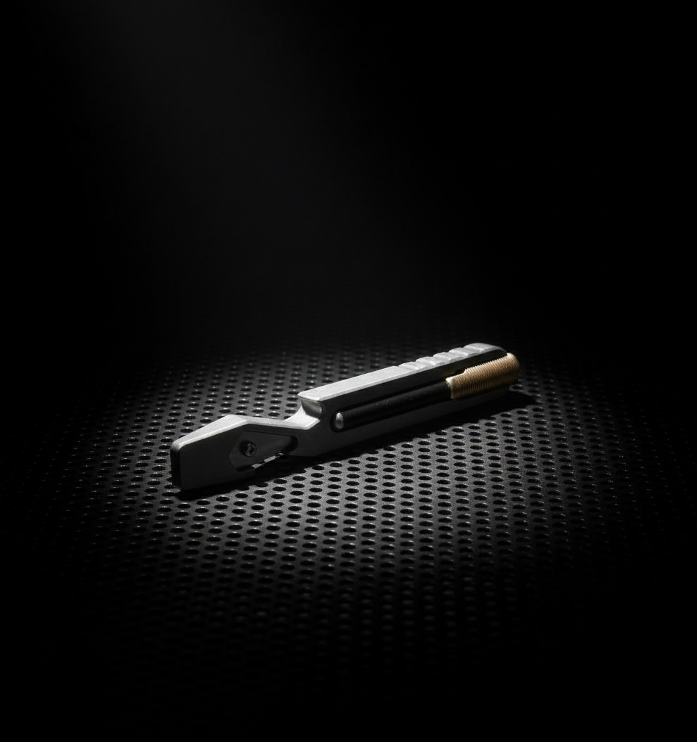 Titanium Hook-Tip Pocket Bar · 112 mm