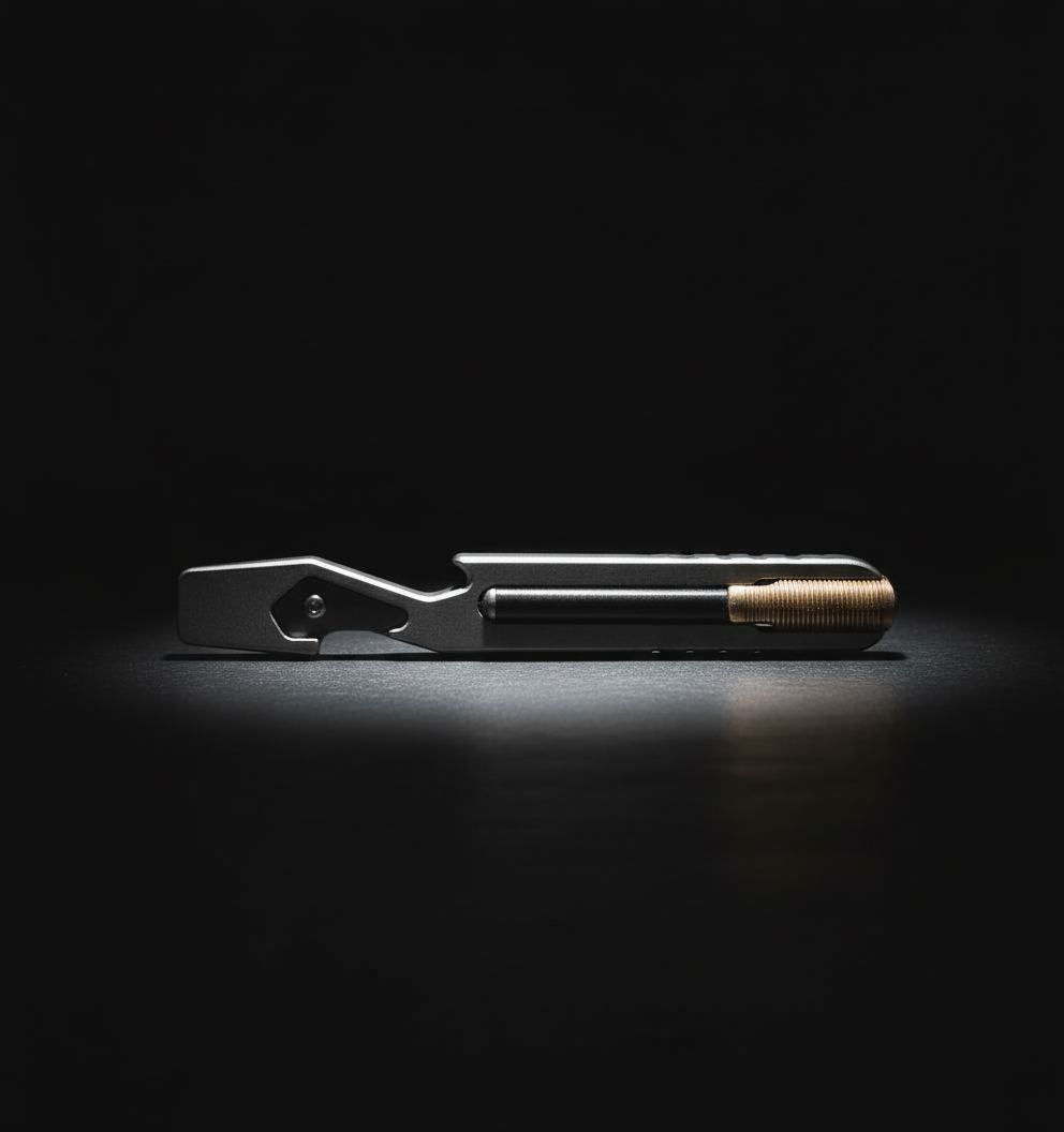 Titanium Hook-Tip Pocket Bar · 112 mm