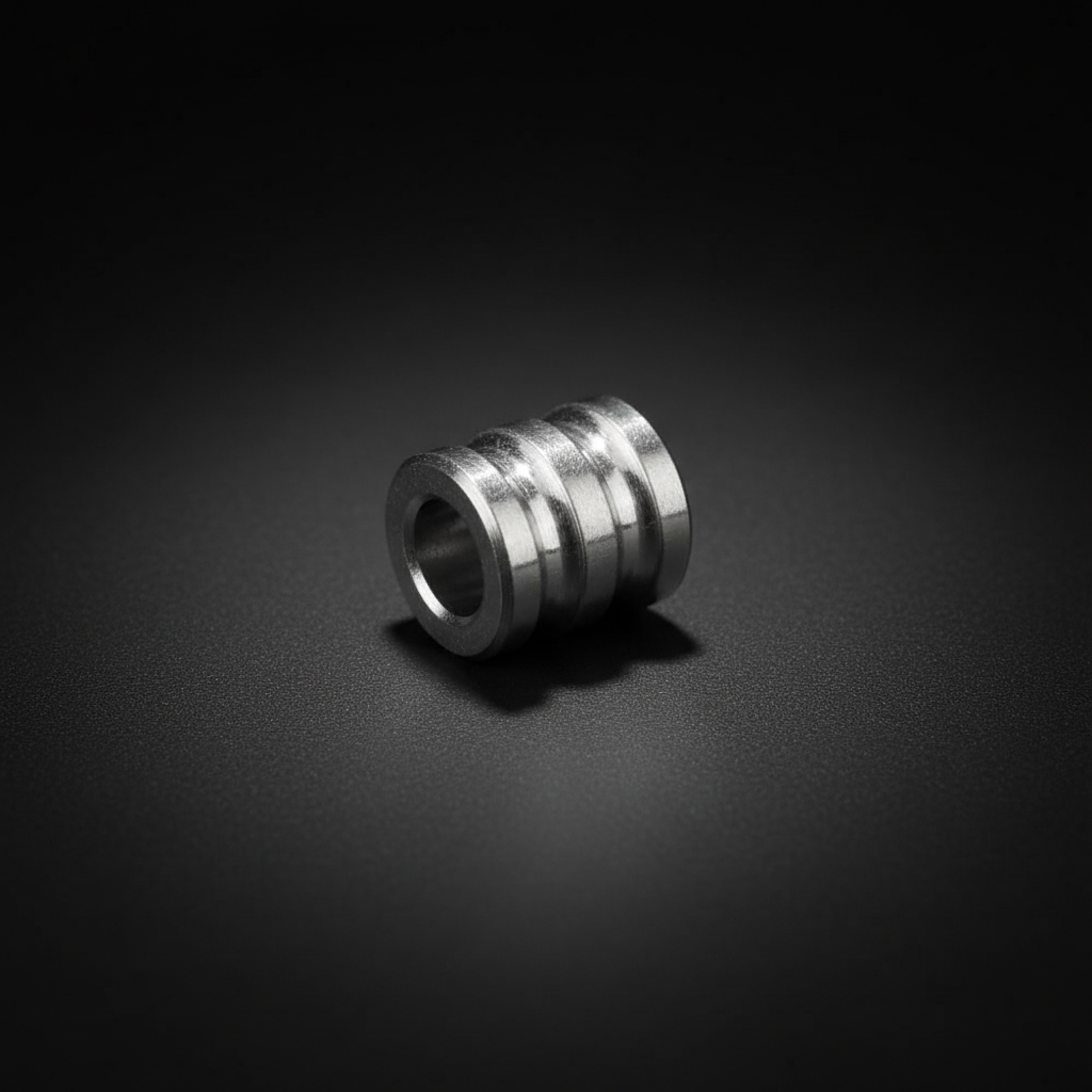 Grooved Titanium Barrel Bead · Small or Large