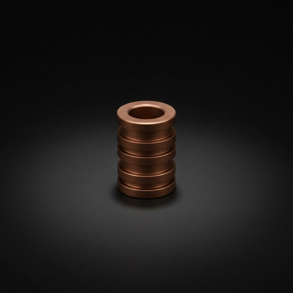Grooved Titanium Barrel Bead · Small or Large