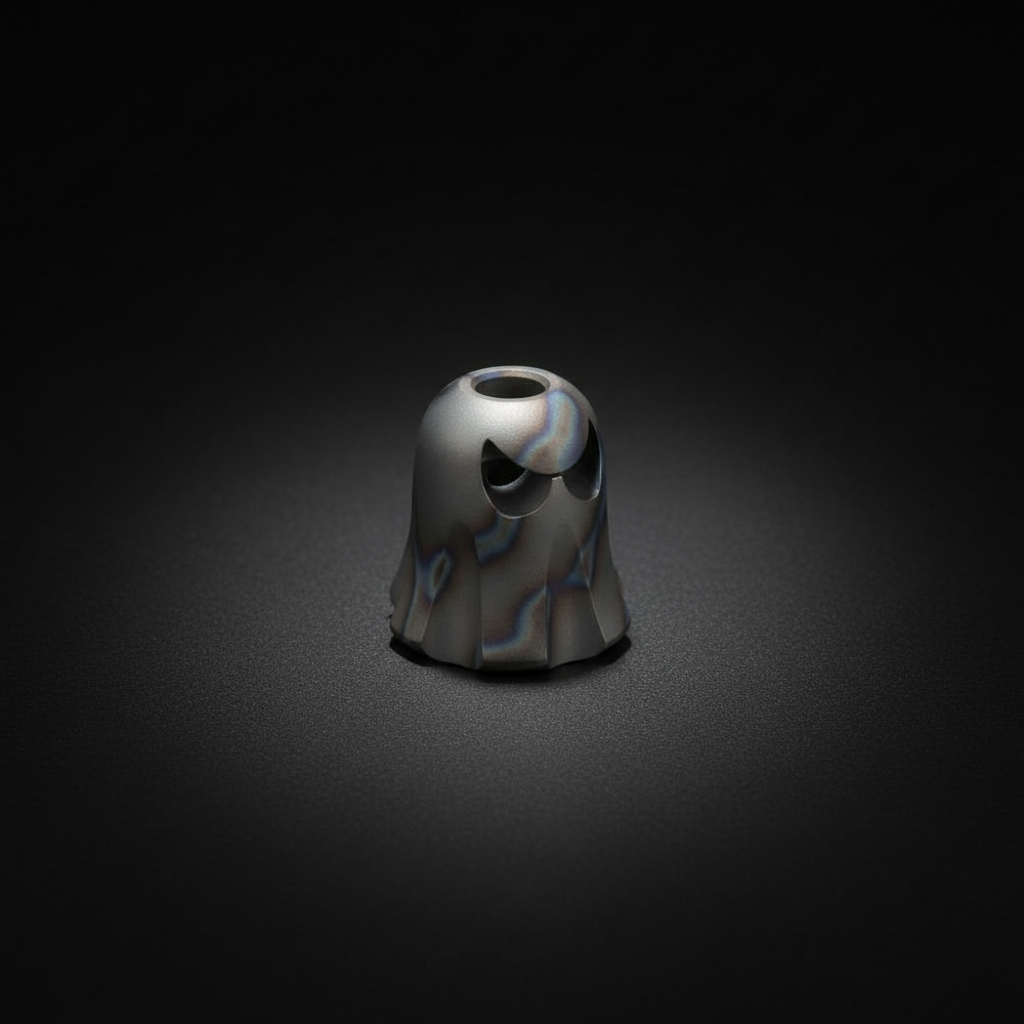 Titanium Ghost Paracord Bead
