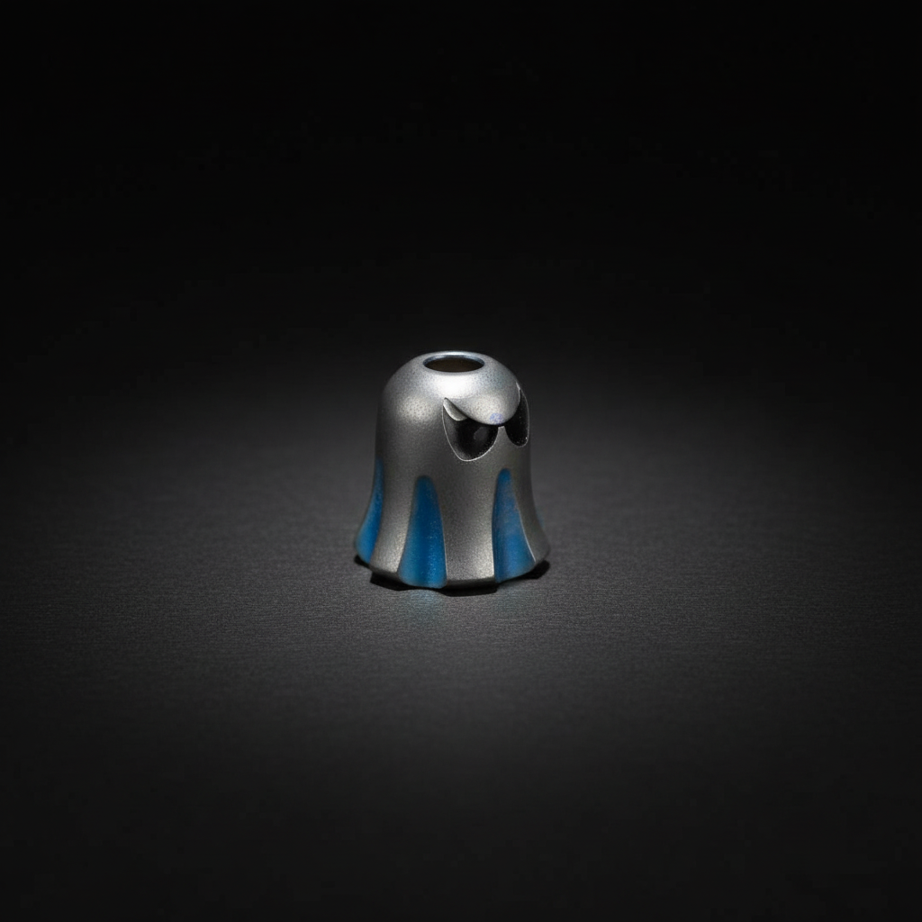 Titanium Ghost Paracord Bead