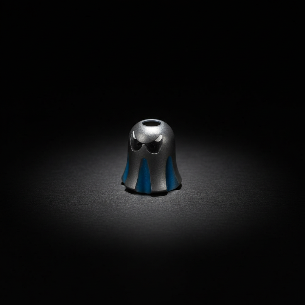 Titanium Ghost Paracord Bead