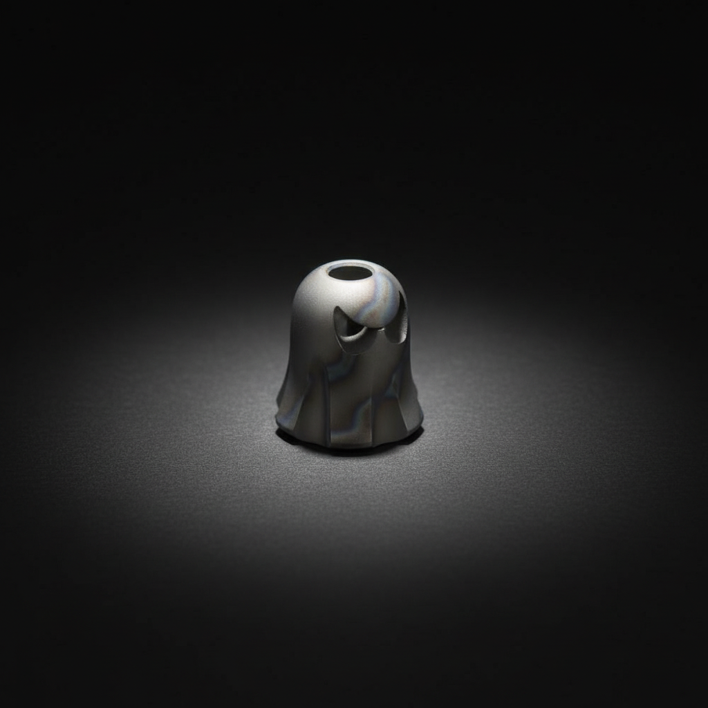Titanium Ghost Paracord Bead