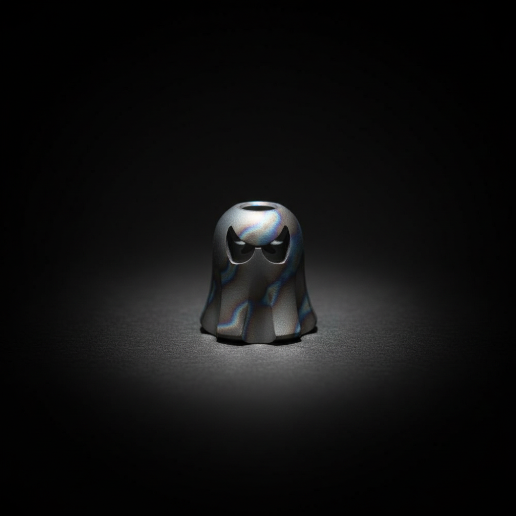 Titanium Ghost Paracord Bead — Flame (random)