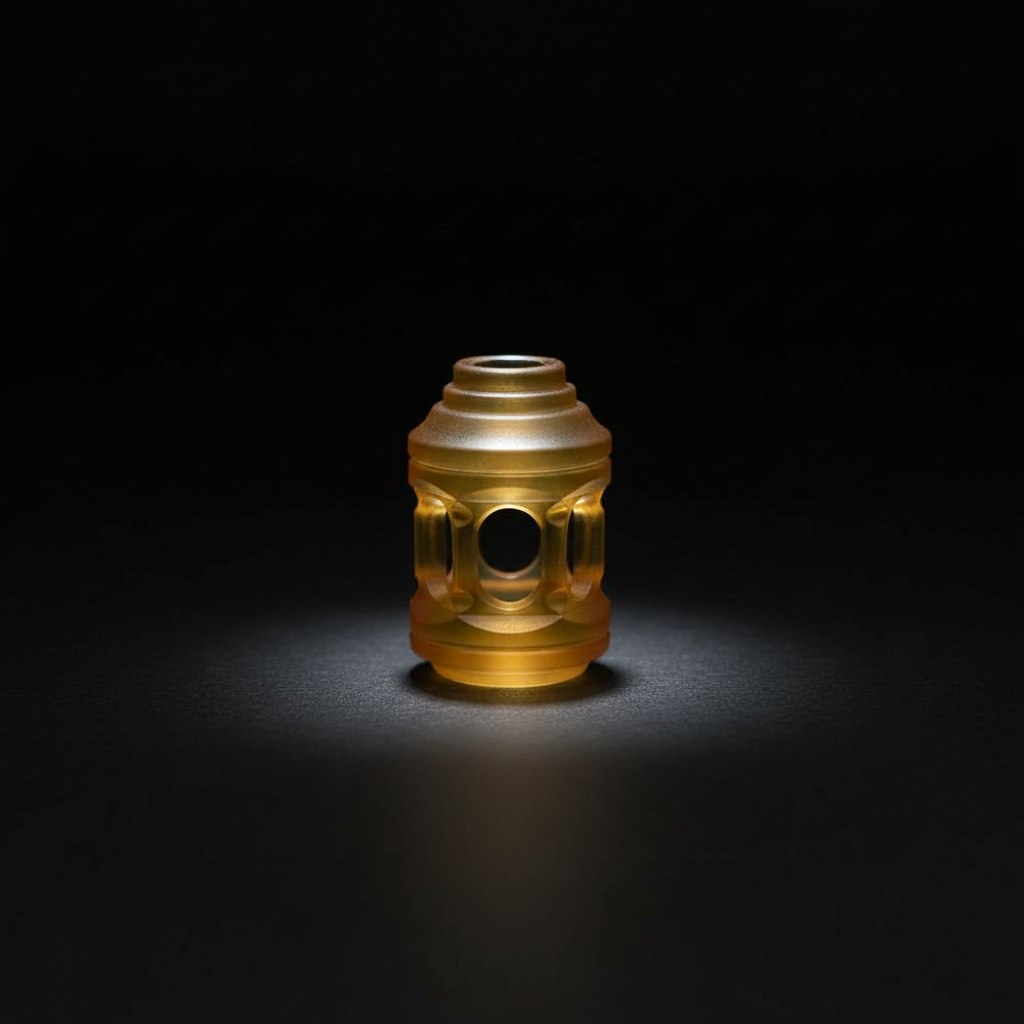Lantern Paracord Bead · Titanium or Amber PEI — PEI
