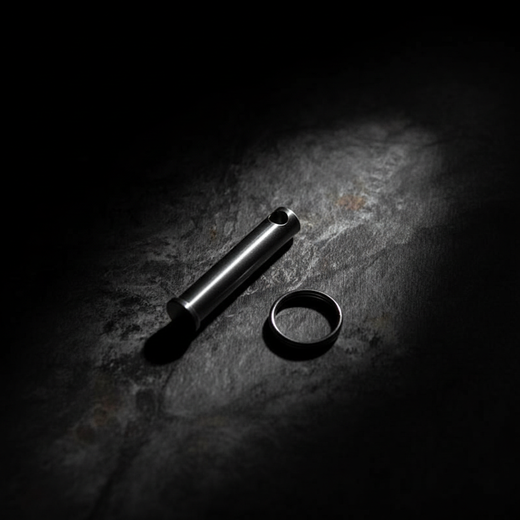 Titanium Paracord Pendant Connector · 28 mm