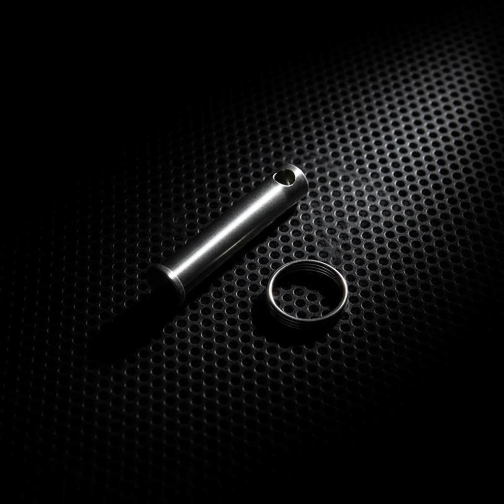 Titanium Paracord Pendant Connector · 28 mm