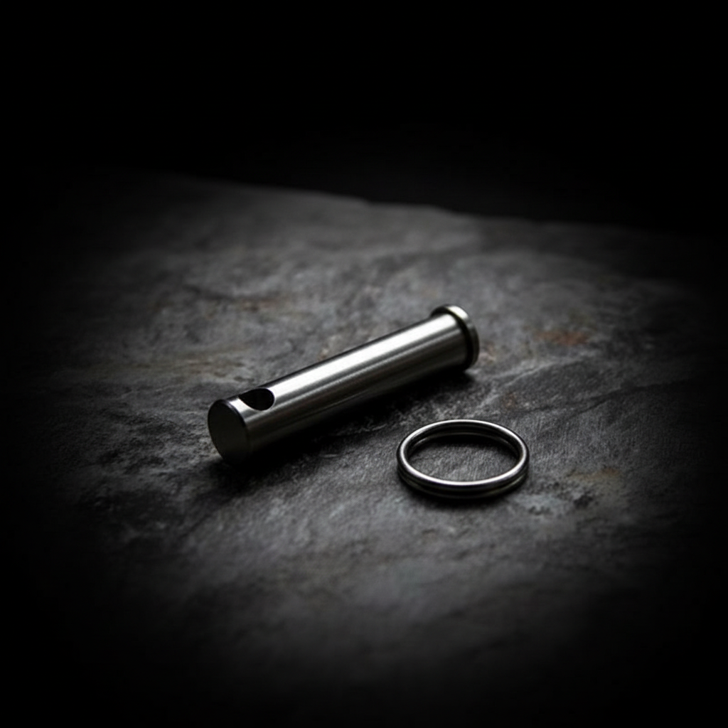 Titanium Paracord Pendant Connector · 28 mm
