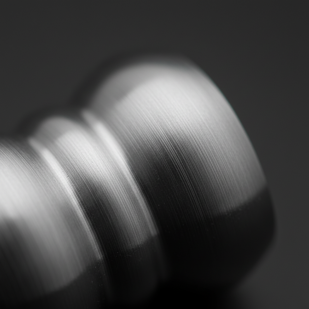 Double Sphere Titanium Bead · Silver or Iridescent