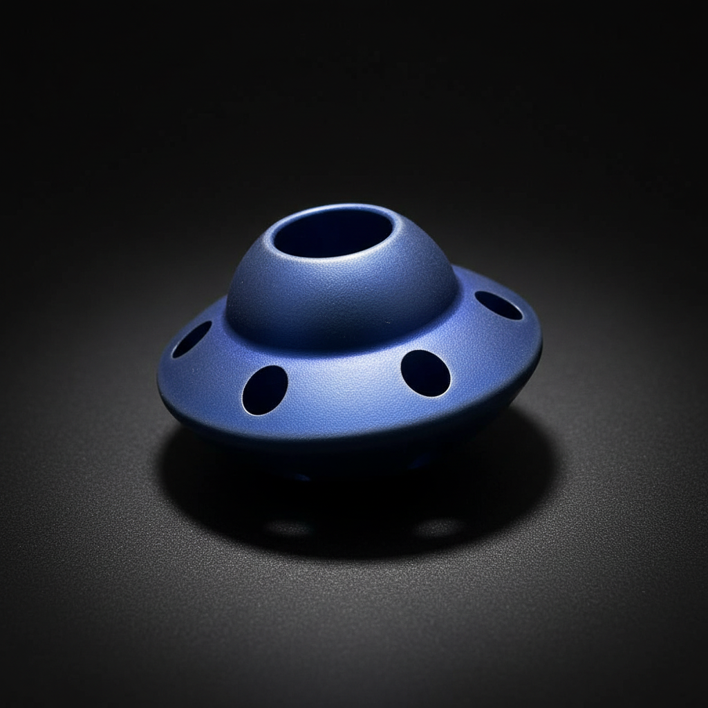 Titanium UFO Paracord Bead · Blue, Purple or Gold