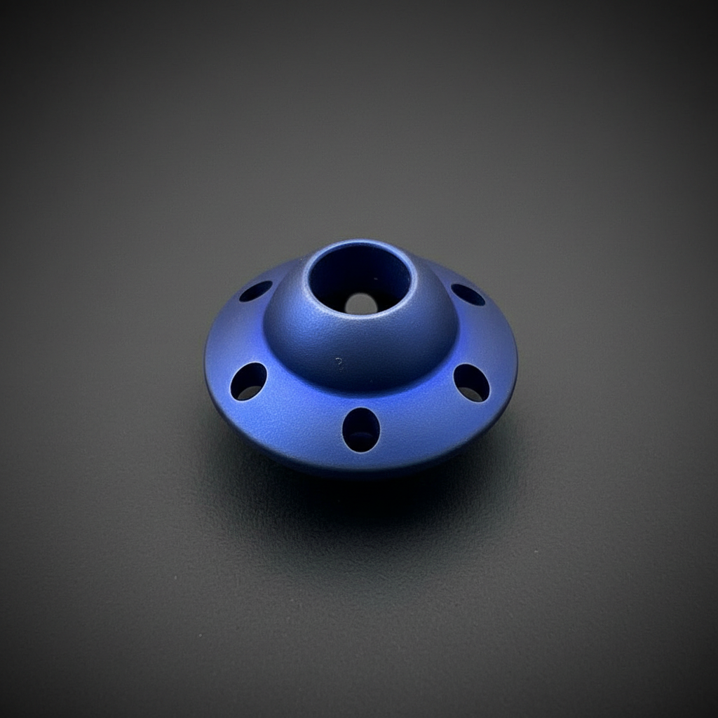 Titanium UFO Paracord Bead · Blue, Purple or Gold